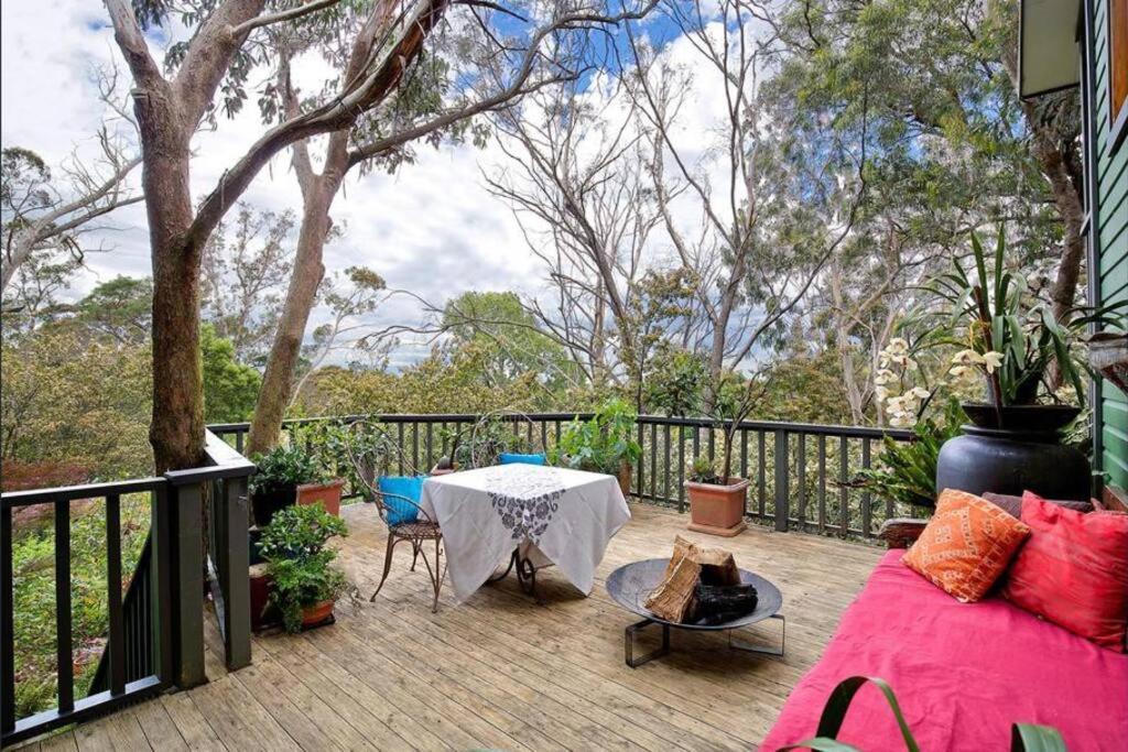 The Black Cockatoo - Secret Garden Treetops Home Katoomba Exterior foto