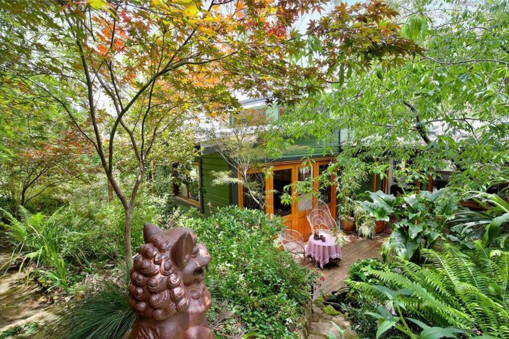The Black Cockatoo - Secret Garden Treetops Home Katoomba Exterior foto